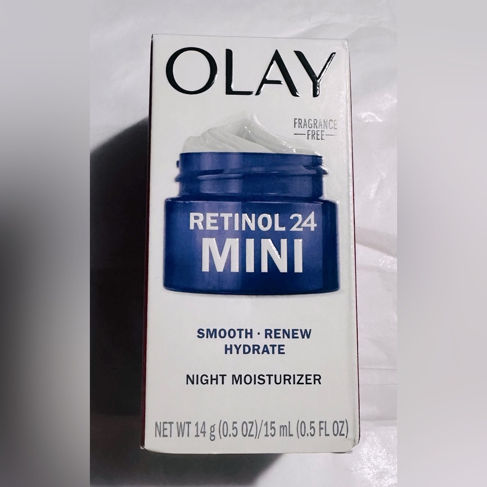 Olay Retinol 24 Mini Night Moisturizer 14 g New Unopened Reduce Lines & Wrinkle